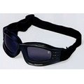 Children's Black Goggles w/ Shock Absorbent Guard